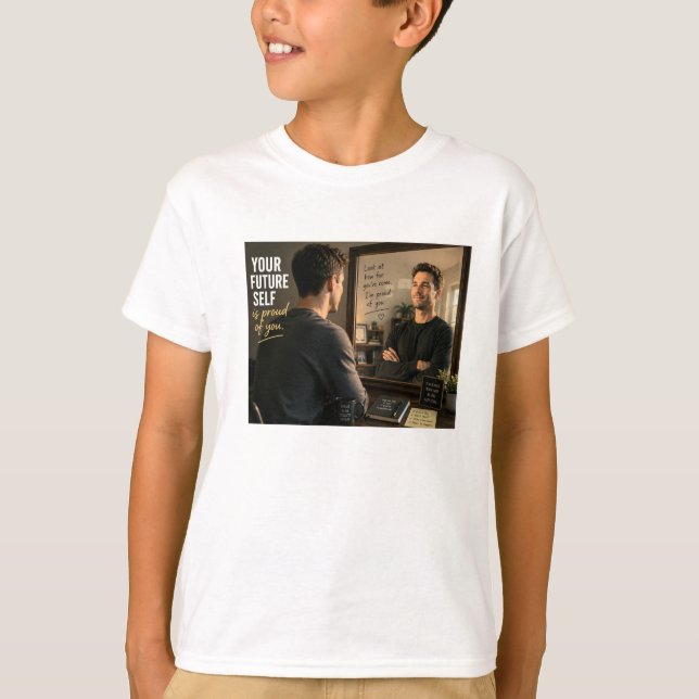 Din Framtida Själ Är Stolt Över Dig T Shirt (Framsida)