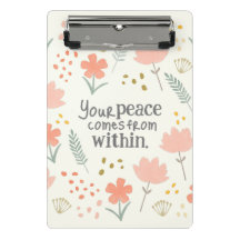 Din fred kommer inifrån - inspirerande citat