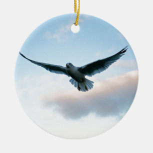 Din fria precis lika Jonathan Livingston Julgransprydnad Keramik