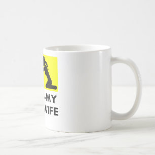 Din fru jämfört med min hustru självförsvar du kaffemugg
