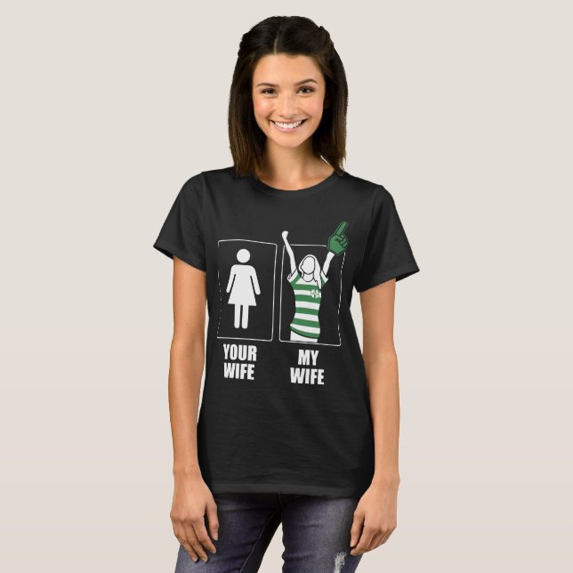 Din fru min fru irish t-shirts (Hel framsida)