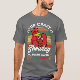 Din galenskap syns, du kanske pojke t shirt