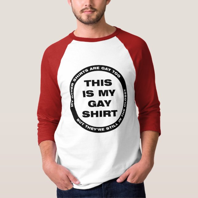 din glada skjorta tee (Framsida)