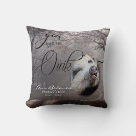 Din Gris-fotosympati du hade mig på Oink Kudde