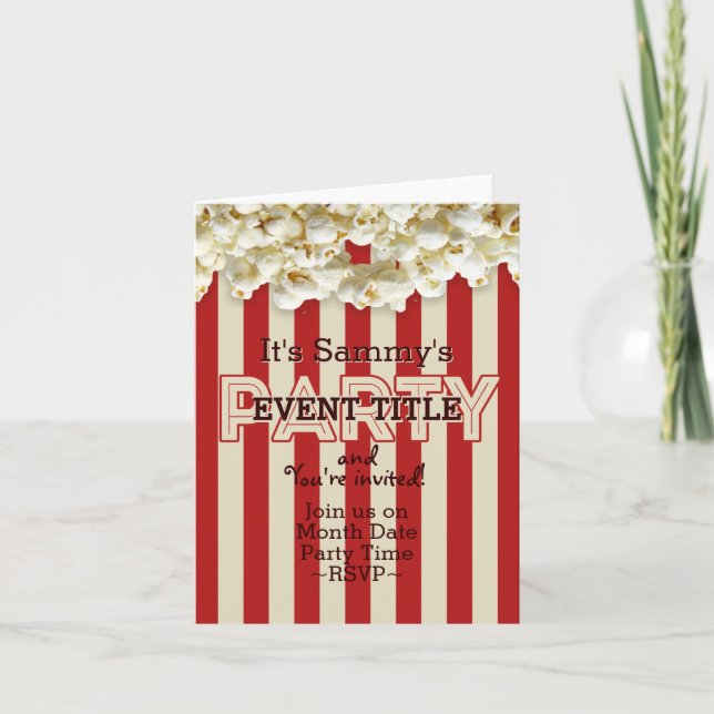 Din gruppinbjudan 12 linjer 2-sidig anpassningsbar inbjudan (Framsida)