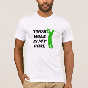 Din Hål Är Mitt Mål Tröja - Rolig Golf T-Shirt