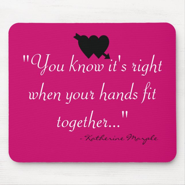 Din händerpassformmousepad musmatta (Framsidan)