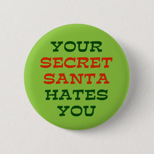 Din hemliga Santa hatar dig Knapp