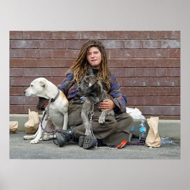 Din hemlösa dotter... poster (Framsidan)