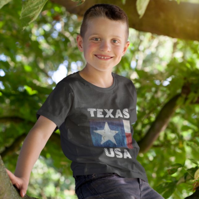 din hemstadsflagga TEXAS  T-Shirt (Skapare uppladdad)