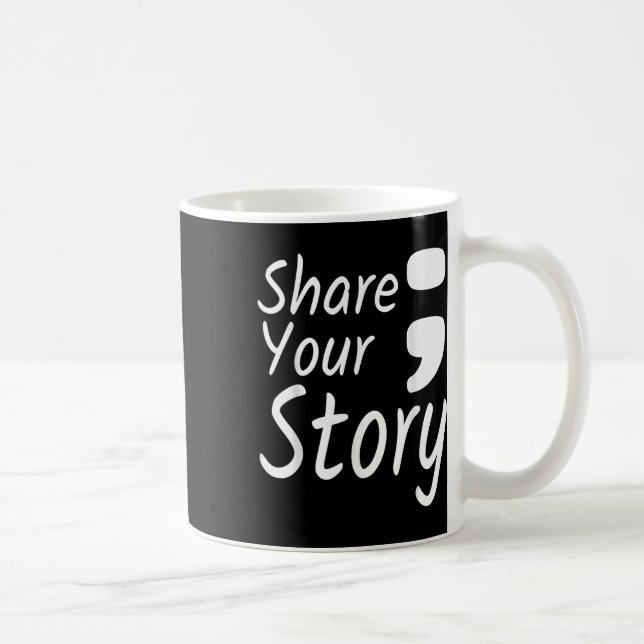  din historieplan för att förebygga självmord kaffemugg (Höger)