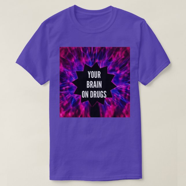 Din hjärna mot droger  t shirt (Design framsida)