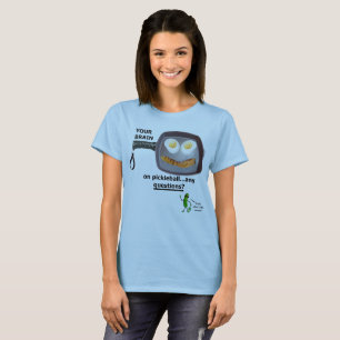 Din hjärna på Pickleball T Shirt