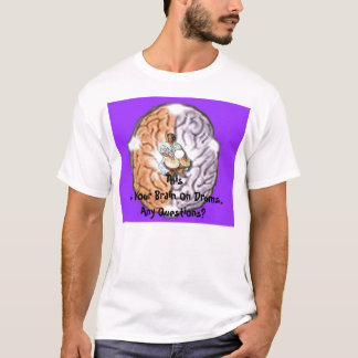 Din hjärna trummar på T-tröja Tee Shirt