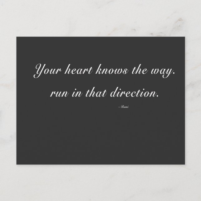 din hjärta vet samling vykort (Framsida)