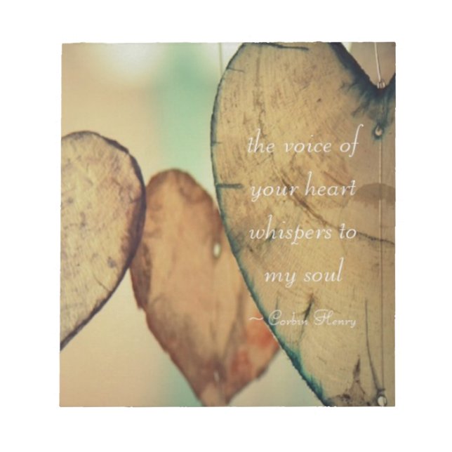 Din hjärtesvetande röst i min själ anteckningsblock (Framsida)