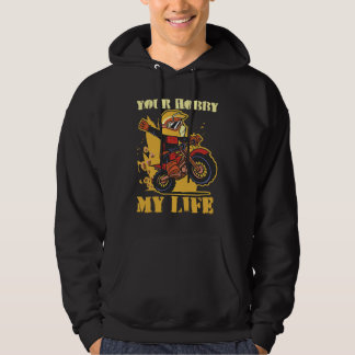 Din Hobby Mitt Liv Enduro Motocross Hoodie