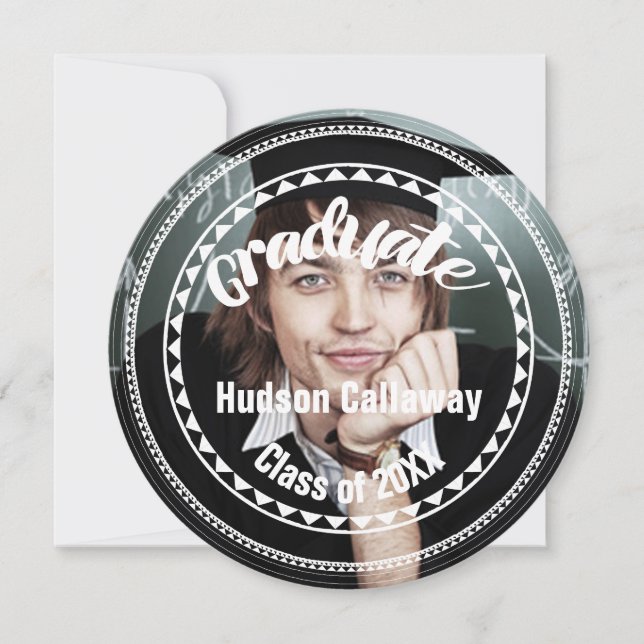 Din högsta Bilder-klass för Studentfest Inbjudningar (Framsida)