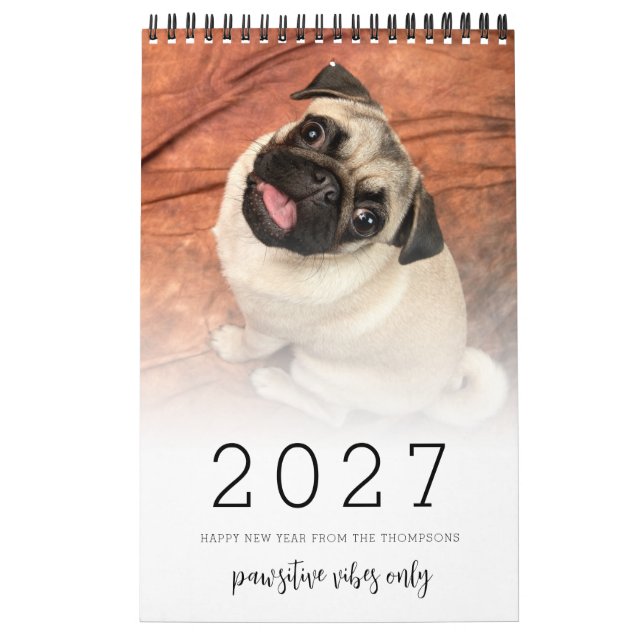 Din Hund 14 Bilder Citat 2027 Kalender (Omslag)