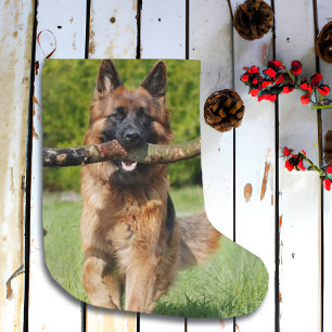 Din Hund-, katt- eller Pet-fotojul Stor Julstrumpa