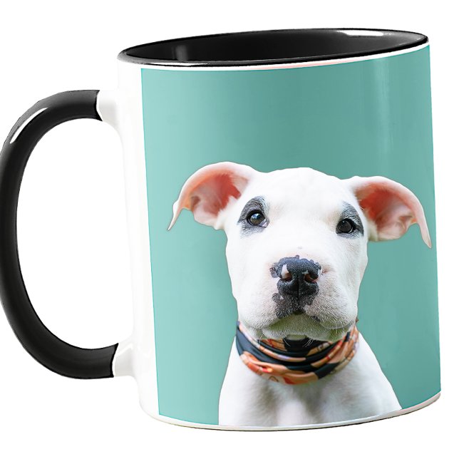 Din Hund Photo Anpassningsbar Färg Cute Gift Mamma Mugg (Skapare uppladdad)
