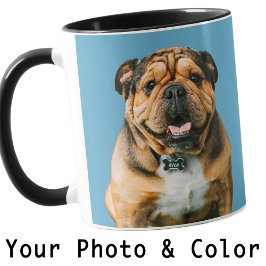Din Hund Photo Anpassningsbar Färg Cute Gift Mamma Mugg