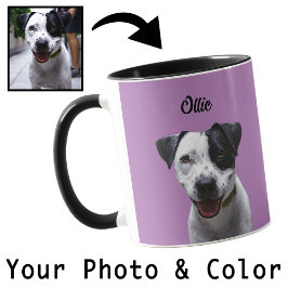 Din Hund Photo Anpassningsbar Färg Cute Gift Mamma Mugg
