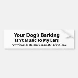 Din hund skälla bildekal