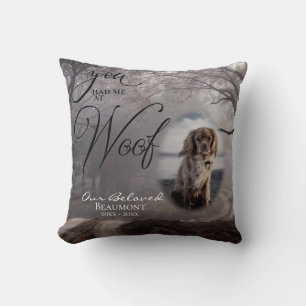 Din Hund-sympati du hade mig på Woof Kudde
