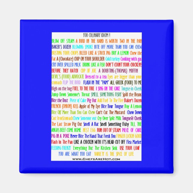 Din idiom! magnet (Framsidan)
