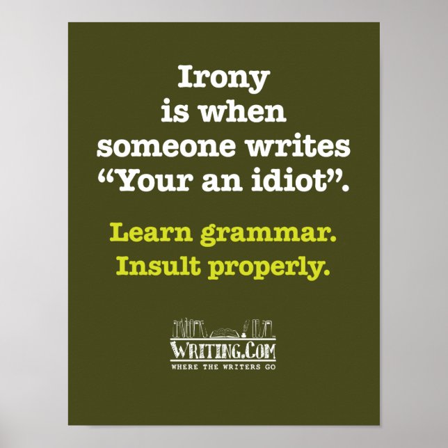 Din idiot. poster (Framsidan)