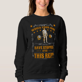 Din Idol Dödlyft Kraftlyftning Muskel Kroppsbyggar T Shirt
