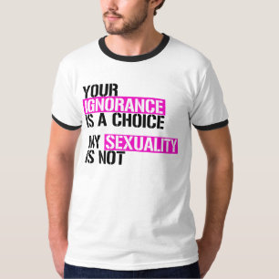 DIN IGNORANCE ÄR ETT VAL T SHIRT