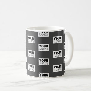 Din image Design eller Logotyp för företag har inf Kaffemugg