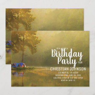Din inbjudan till Camping Photo Birthday