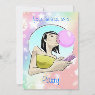 Din inbjudan till en Party - inbjudningar