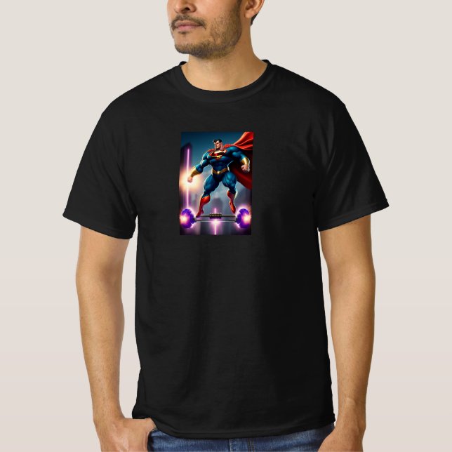 Din inre Hero med Toppen Strength Hiss och Thro T Shirt (Framsida)