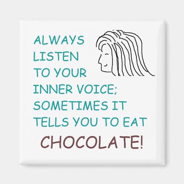 DIN INRE RÖST - magnet (Framsidan)