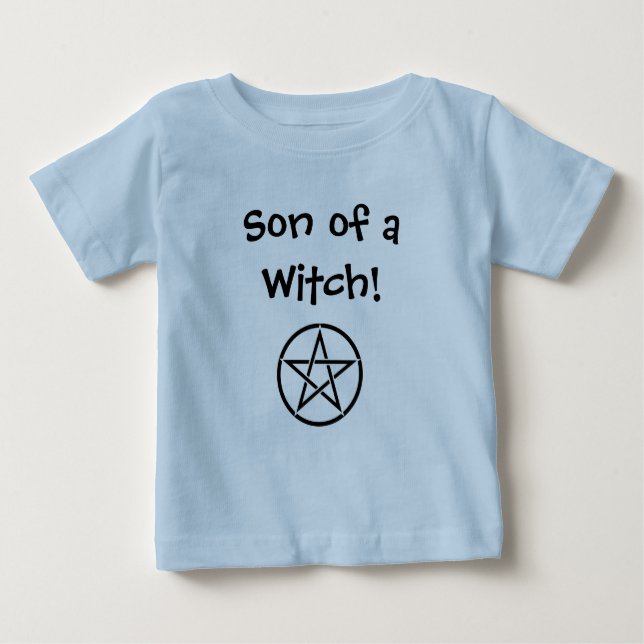 Din jävel! Wiccan Cheeky Witch Småbarn Shirt T-shirt (Framsida)