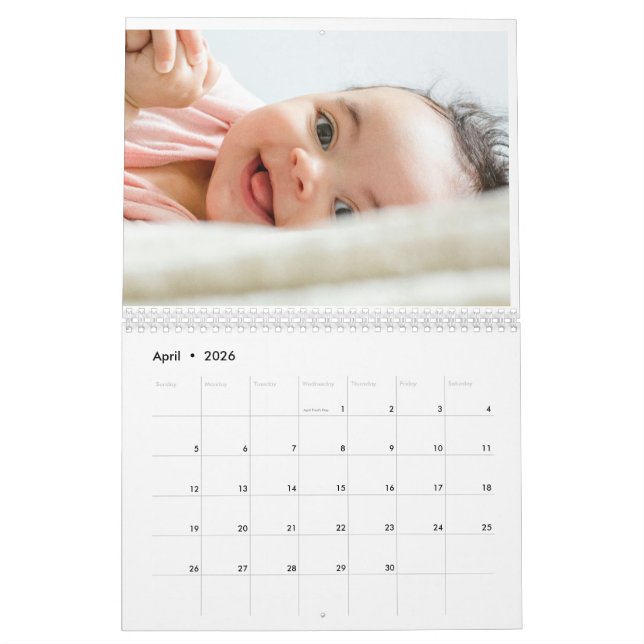 Din kalender för Anpassningsbar i Perfekt - Familj (Apr 2026)
