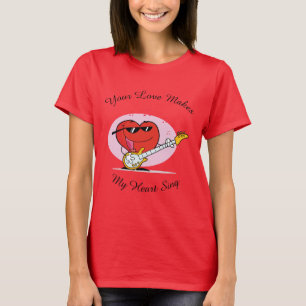 Din Kärlek gör min hjärteSjunga Tee Shirt
