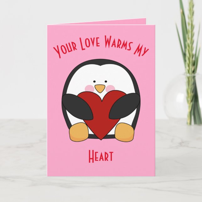 Din Kärlek värnar om mitt hjärta Helgkort (Framsida)