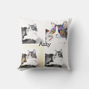 Din katt namn, en fantastisk modern katt kudde