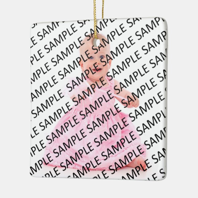 Din keramiska prydnad för favorit- foto julgransprydnad keramik (Vänster)