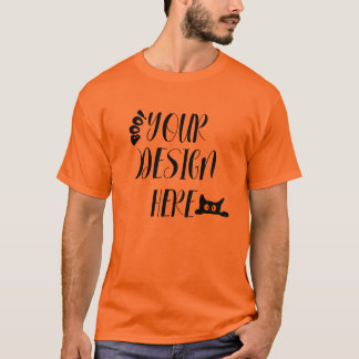 DIN KONSTRUN HÄR Halloween Mockup T-Shirt T-Shirt