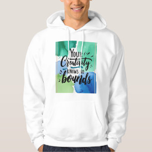 Din kreativitet är obegränsad 4 hoodie