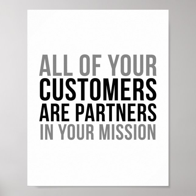 Din kund är partner i din Uppdrag Poster (Framsidan)