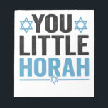 Din lilla Horah Hanukkah Funny Jewish Sayed Gift Anteckningsblock<br><div class="desc">chanukah, menorah, hanukkah, dreidel, jewant, Chrismukah, helgdag, horah, christmas</div>