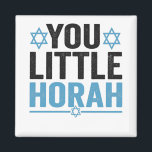 Din lilla Horah Hanukkah Funny Jewish Sayed Gift Magnet<br><div class="desc">chanukah, menorah, hanukkah, dreidel, jewant, Chrismukah, helgdag, horah, christmas</div>