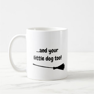 Din lilla Hund för fräckt Personlig för svart t Kaffemugg